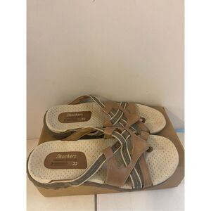 Skechers outdoor life styles sandals size 7 tan brown shoes